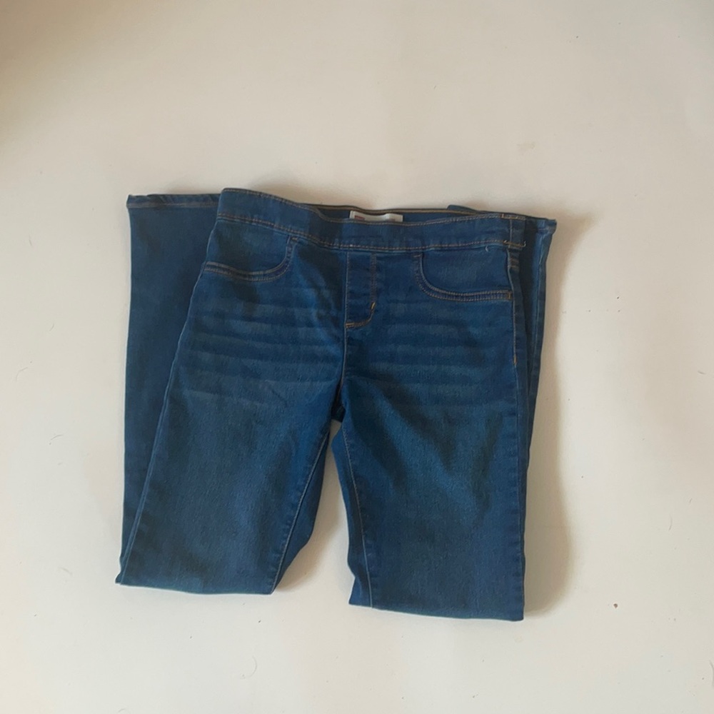 Levi Girls size 12 pull on jeggings blue jeans